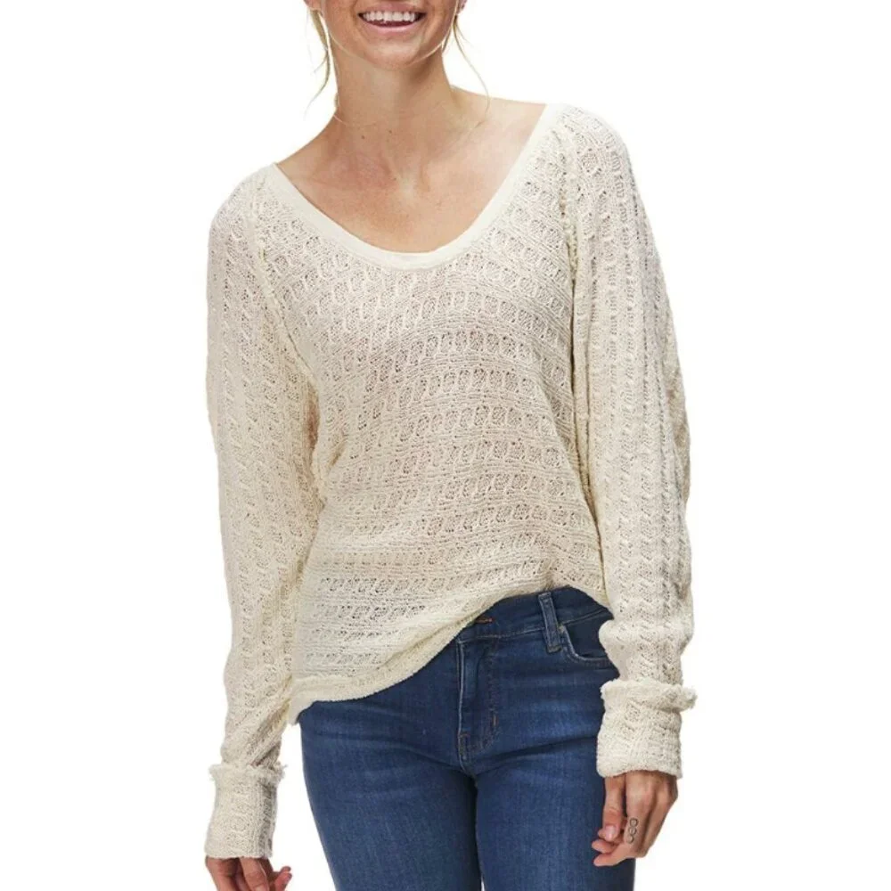 Free People Theins Hacci Dohlman Sleeve Top